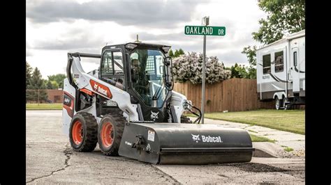 how to use skid steer sweeper|skid steer street sweeper attachment.